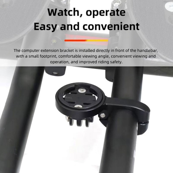 Justerbart cykelstativ med förlängd fäste för , , CatEye och