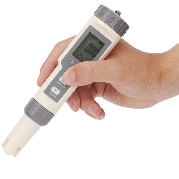 Multifunktionel 4 i 1 Vandkvalitetstester EC/TDS/Salinitet/Temperatur til Akvarium