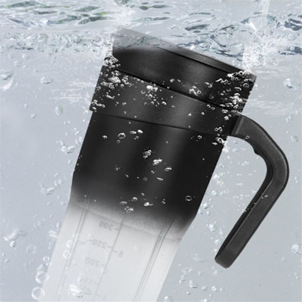 Bærbar Personlig Blender til Shakes og Smoothies med 6 Blade, USB Genopladelig Håndtagsstråhætte