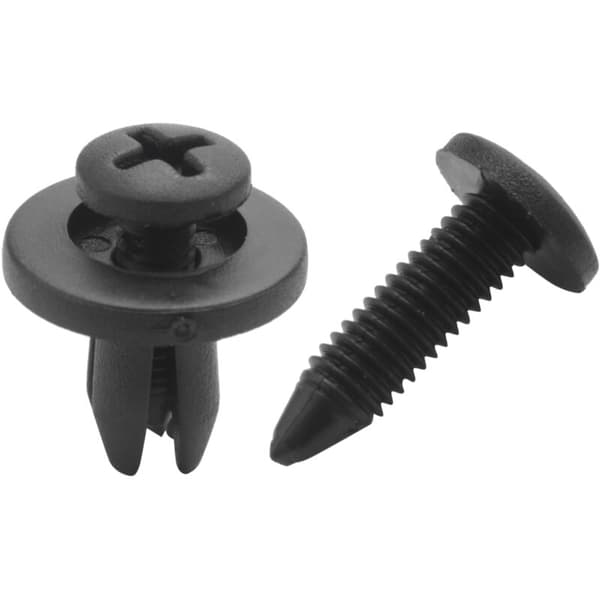300 stk 6mm plast trykknapper støtfangerklips