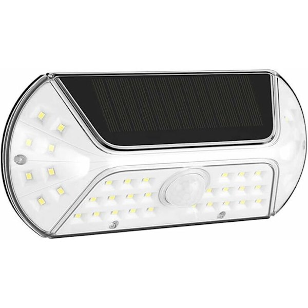Aurinkovalo ulkokäyttöön 40 LED liiketunnistin vedenpitävä langaton aurinkoturvavalot ulkokäyttöön autotalli piha patio