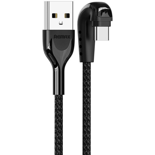 Type-C ladegrensesnitt for mobil overlevelses-Jedi Type J USB ladeledning - Svart