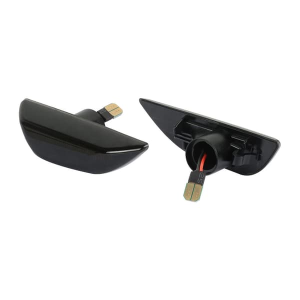2 stk. Bil LED Sidemarker Blinklys til Opel Mokka X 13-19 Sort