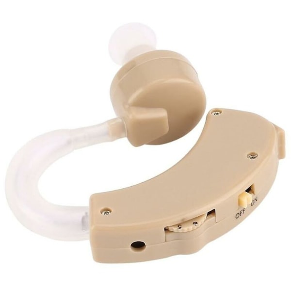 Plast super mini justerbara hörapparater öronljud förstärkare volym ton lyssna hörapparat kit krok i örat jz-1088a öronvård