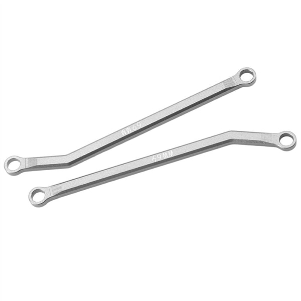 CNC High Clearance Chassis Links og Skid Plate til Axial SCX24 AXI90081 Deadbolt B-17 1/24 RC Crawler Upgrade Dele, 2