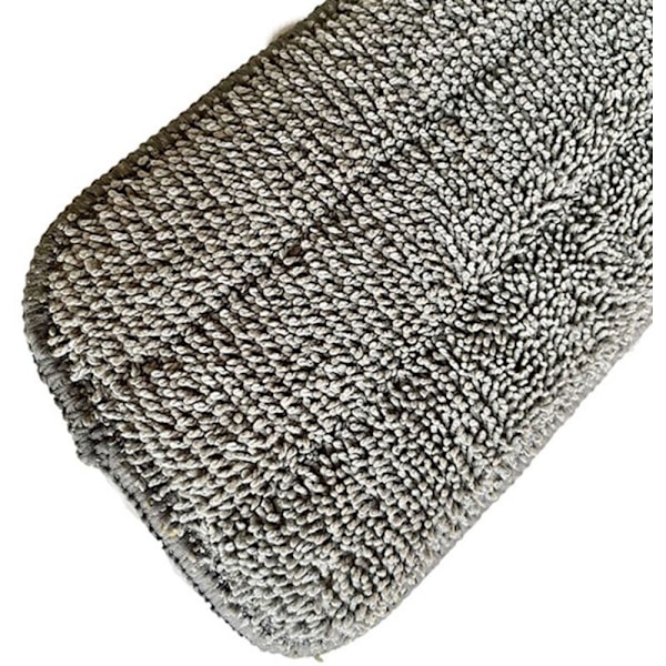 6 Pakkia Mikrokuitu Puhdistusmopin Päällisiä, Kosteita ja Kuiva, 38X11CM, Sopii Useimpiin Suihkumoppeihin ja Revealing-Moppeihin