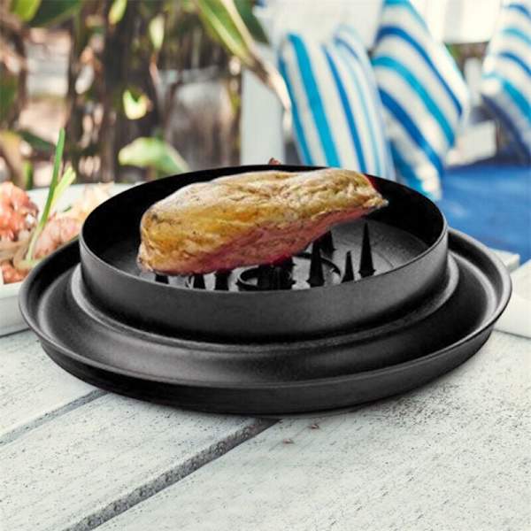 Kyllingehakker, bedre maskine end Bear Claw Meat Shredder, til kød- og madkværn (sort)