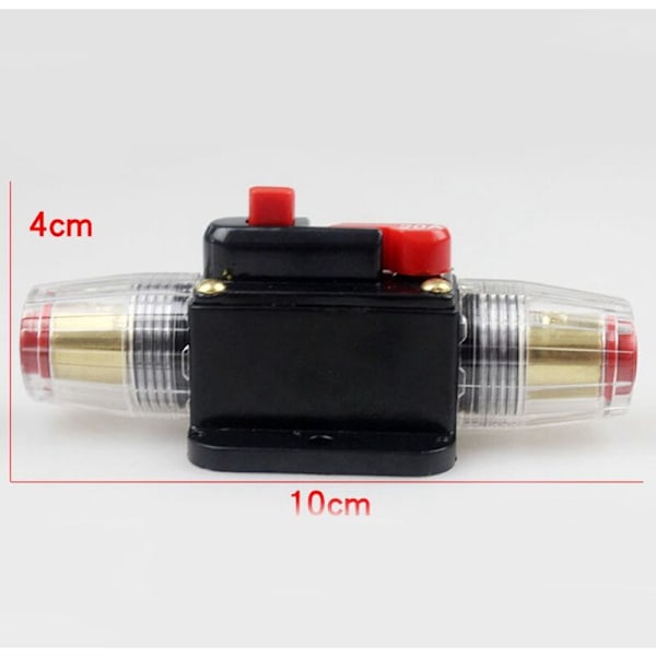 20A 12V-24V DC -piirikatkaisija autojen uistelukeloille, veneille, mönkijöille ja äänentoiston suojaukseen