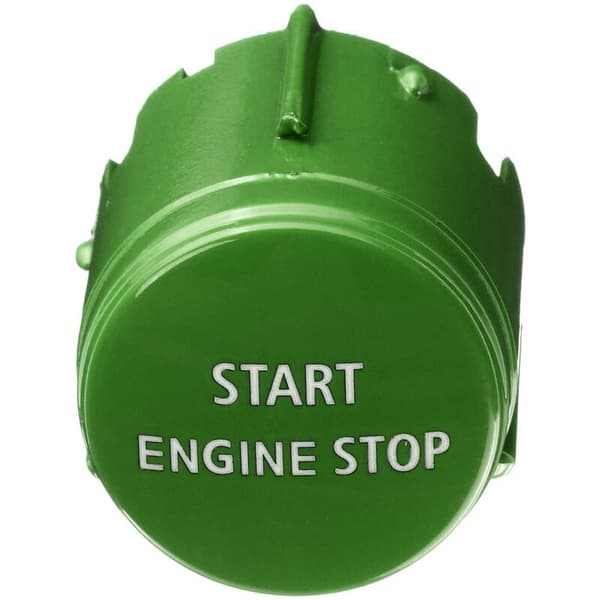 Startknap til motorstop - trykknapdæksel til Range Sport Edition 2010-2013 4 2010-16 Grøn