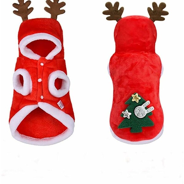 Jultomtekostym för husdjur (L)-
