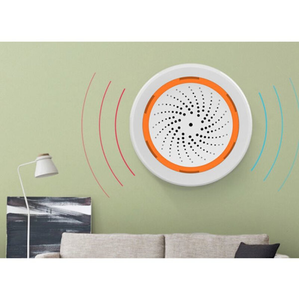 ZigBee NEO 90DB ljud- och ljussensor inbyggd sirenlarmsensor Tuya Smart Life