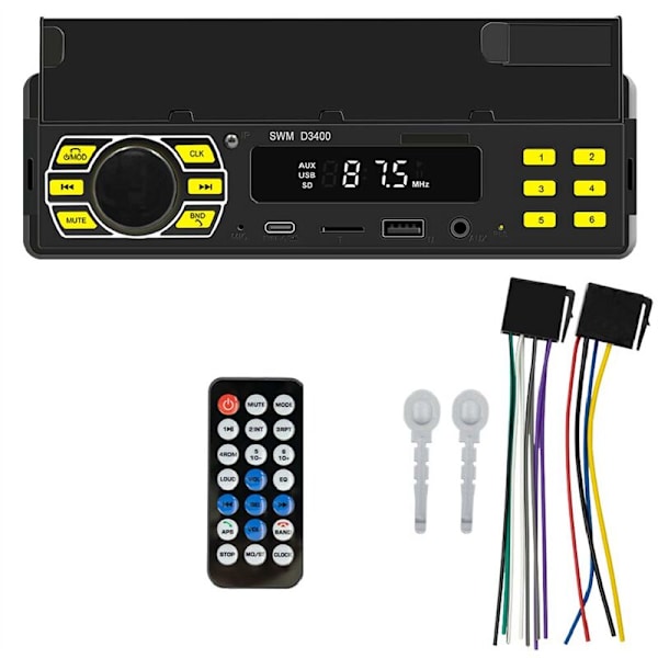 Multifunktionel bil Bluetooth-afspiller understøtter lokalisering og find U-disk plug-in-kort HD Lossless Music Car Mp3