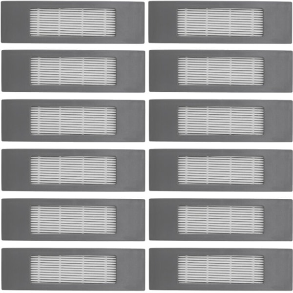 Reservefiltersett for Deebot OZMO 920, 950, T5, T8 robotstøvsugere, 12-pakning