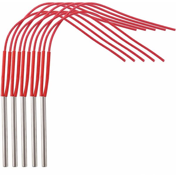 5 stk elektriske patronvarmeelementer 220V 6 mm rørdiameter rustfritt stål rørformede varmeelementer Effekt 120W