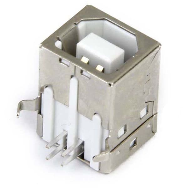 6 kpl USB-liitin B -liitin, oikea kulma