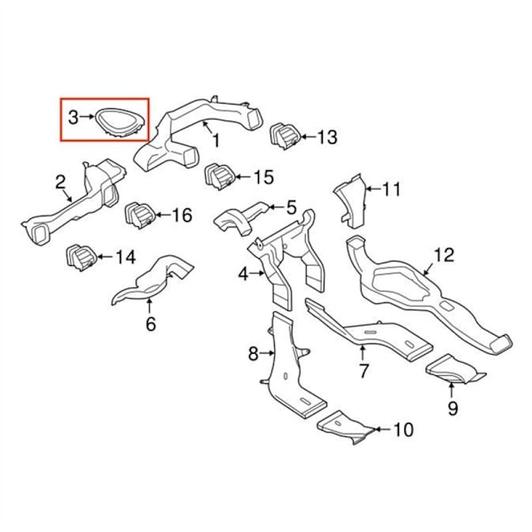 Auton kojelaudan kaiuttimen tuuletusaukon kansi 64229262803 Mini F55 F56 F57 F60 äänentoistovarusteisiin