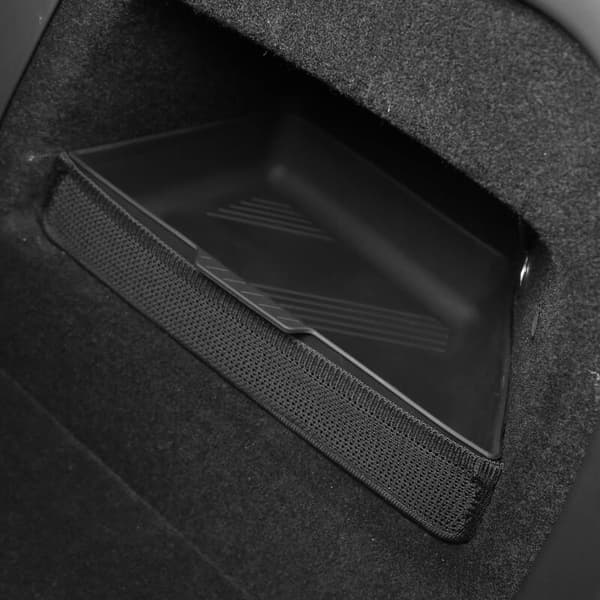 Side Trunk Storage Box for Model X 2023 Silicone Right Partition Black