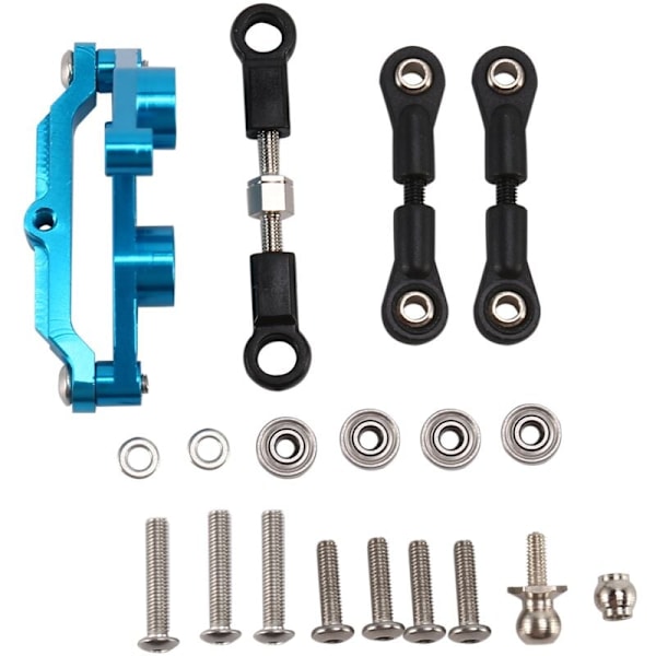 Aluminiumlegering kulelager veivstyringsenhet for TT02 TT-02 TT02D TT-02D 1/10 RC bil oppgraderingsdeler tilbehør