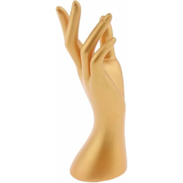 Handmodell smyckesdisplay (gyllene)-