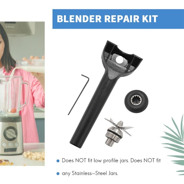 Blenderblad Reparationsfjernelsesværktøj, Drivprop med Pakning til 5200 Serie 64 48 32OZ