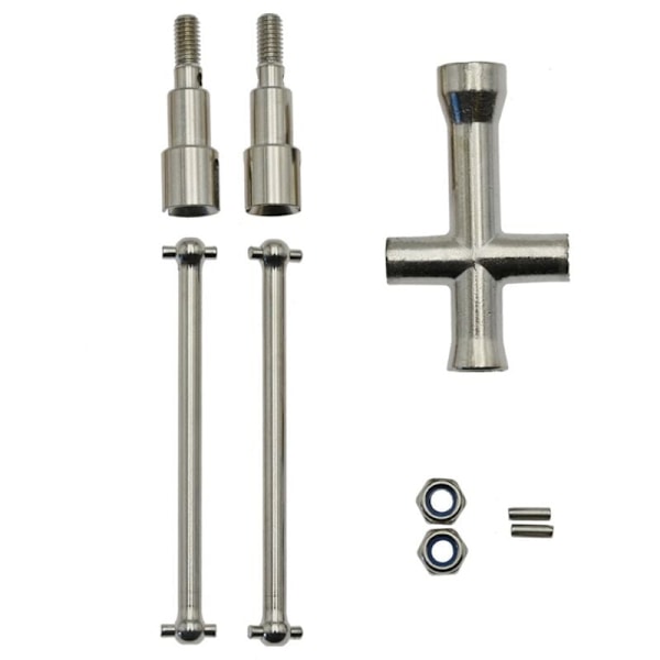 Metall CVD Bakre Drivaxel för SCY 16101 16102 16103 16201 Pro 1/16 Borstlös RC Bil Uppgraderingar Delar Tillbehör