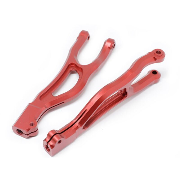 Metallista valmistettu ylätukivarsi Arrma 1/5 KRATON 8S Outcast RC -autojen päivitysosiin, 2 kpl