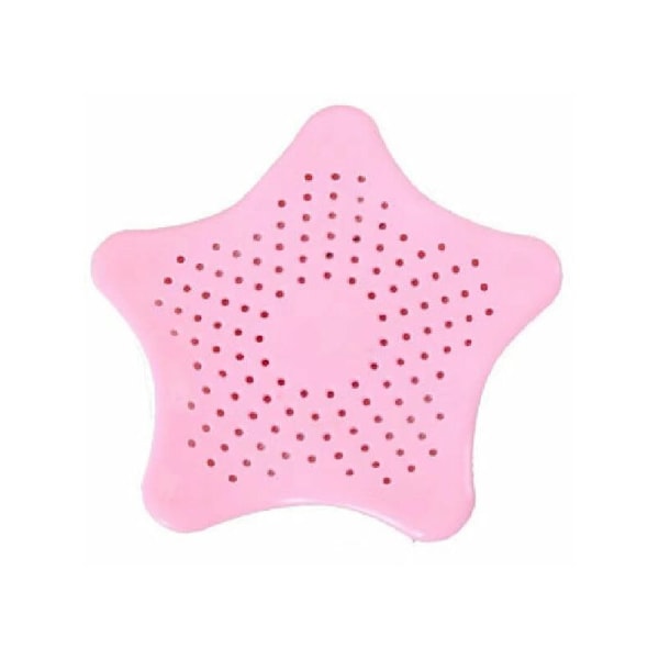 3 st Hårfällor för Avlopp, Avloppssil, Silikon Köksbänksfilter, Hårläckageskydd för Sänka, Halksäker och Vattentät Design (Rosa)