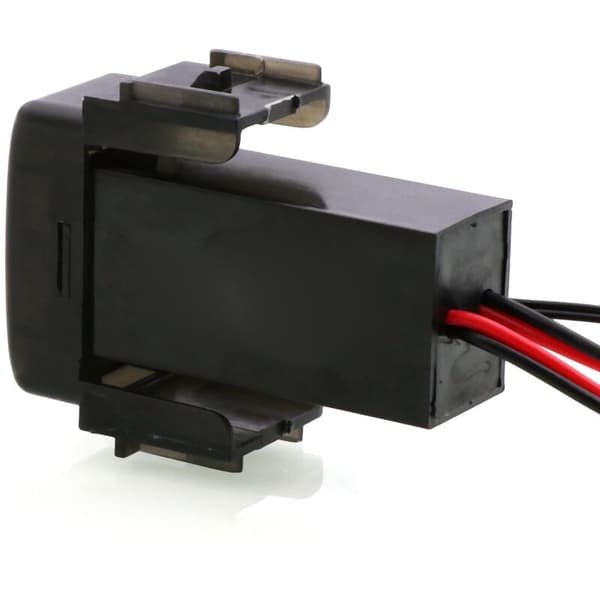 DC12V 2.1A Bil USB-adapter med temperaturvisning Stikopladeradapter til