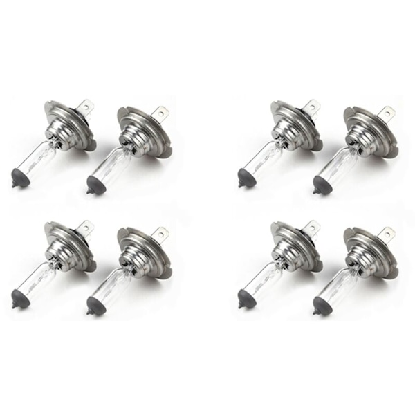 8 kpl H7 12V/55W halogeeniautojen ajovalopolttimot vakiolamppu