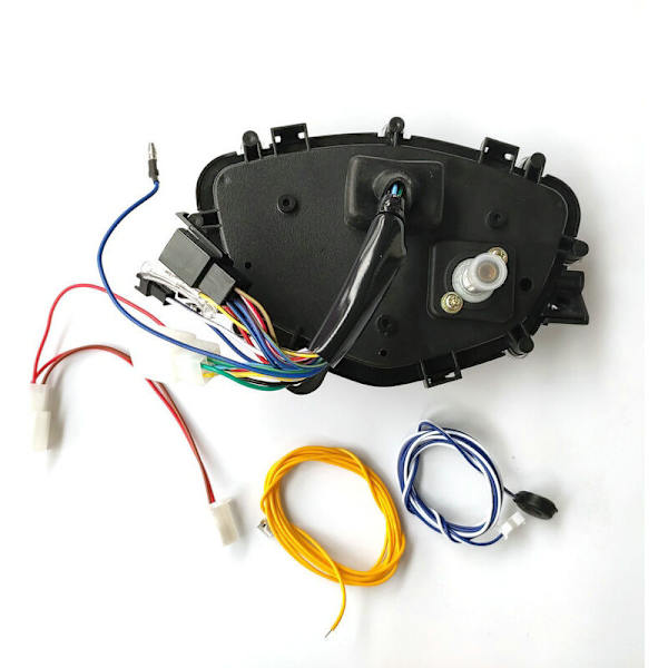 för LC135 Motorcykel Varvräknare Mätare Digital Hastighetsmätare Mätare Tacho Instrument