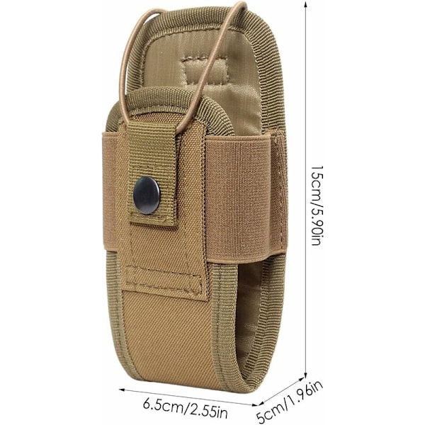 Walkie Talkie Bag Soft Radio Pouch - Radio Holder Radio Case Soft Radio Pouch Heavy Duty Radios Case Bag for Two-Way Walkie Talkie Kompatibel med B