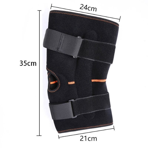 Universal Plast Knäskydd L/XL Stål Stöd Band Patella Pads Gratis Armbåge