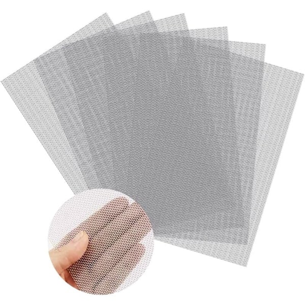 6 st Anti-insektnät Fint Nät Rostfritt Stål Tråd Nät Anti-rost Nät Litet Nät Antikorrosions Trädgårdsnät Fint Nät för Ränna Filter Trädgård-3