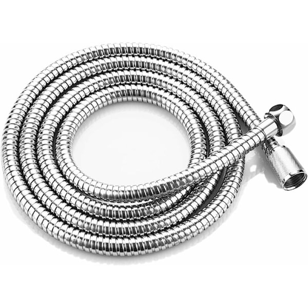 Duschsslang, 2m rostfritt stål duschslang, universell duschslang, universell gängad anslutning (G1/2 tum) (2m)