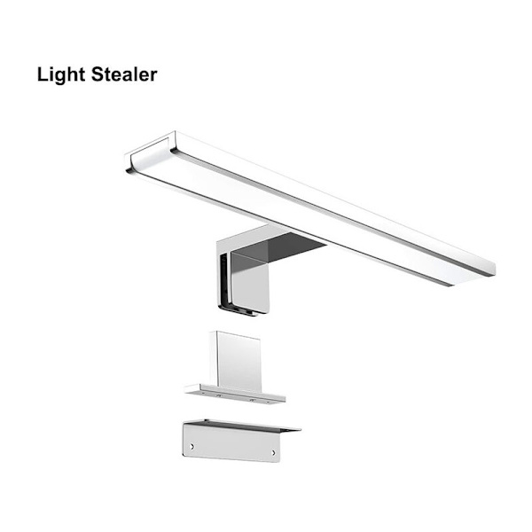 LED Badrumsspegellampa 6W 230V, IP44 Vattentät 30CM Badrumsbelysning, Neutralvit 4000K, ABS Spegellampa - RWBathroom Vägglampa
