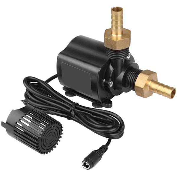 Miniatyr Vattenpump Brushless DC 12V 5M 800L/H Vattenpump Cirkulationspump Fontänmotorreglering