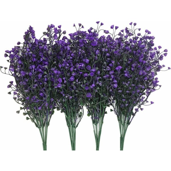 Konstgjorda Växter Buskar, Falska Plastblommor Bröllop Inomhus Utomhus Hem Trädgård Veranda Kök Kontor Bord Mittstycken Arrangemang