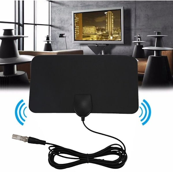 Flat HD digital zoom innendørs TV-antenne HDTV 50 miles rekkevidde TVFox VHF UHF DVB