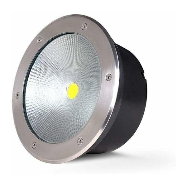 3W LED Pyöreä Ulkovalaistus Uppoasennettava Maahan Uppoava Ruostumattomasta Teräksestä Valmistettu Ruostumaton Lamppu Vedenkestävä Karkaistu Lasinen Spotit Valo Puutarhan Lattia Kaivo Valot Posti M