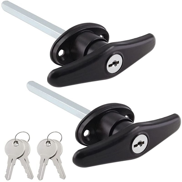 Lastbilsskyddslock med T-handtag, Lås för Husvagnslock, Ersättningslås för T-handtag, T-lås.