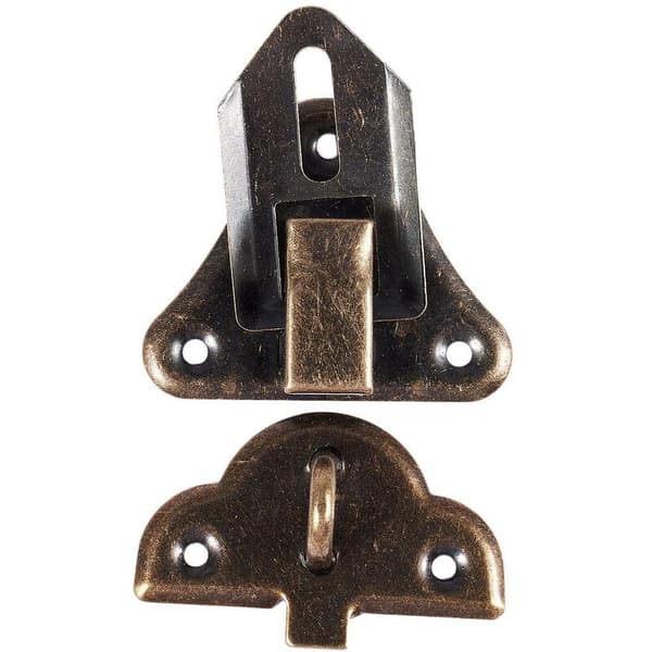 5 stk. Træ Hardware Box Hasp Bronze Box Latch