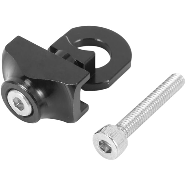 Pyöräketjun kiristin Kiristin Alumiiniseos Kiinnityspultti Yksi Ruuvipultti Fixie Musta