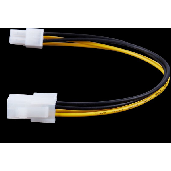 20 cm / 8 tuuman 12 V 4-nastainen uros 4-nastaiseen P4-suorittimen virtajohtoon