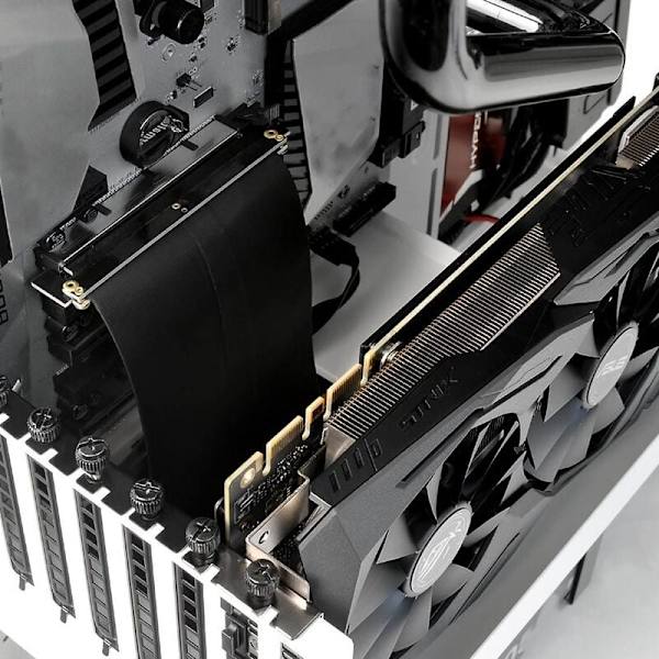 PCI-E 8X forlængerkabel kompatibel med Pcie8 X netværkskort og array-kort (8X til 16X, version)