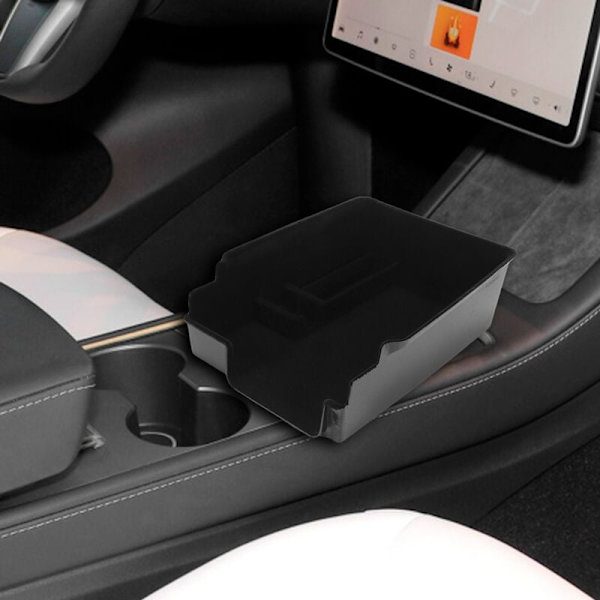for Tesla Model 3 Model Y 2021 Bilens Sentrale Armlene Oppbevaringsboks Biltilbehør Konsolholder Hanskeorganisator