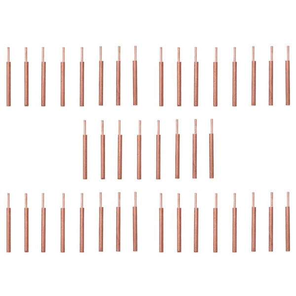 40Pcs Aluminum Oxide Welding Needle 3mm Eccentric Rod Machine Pen Battery Brazing Nickel Plate