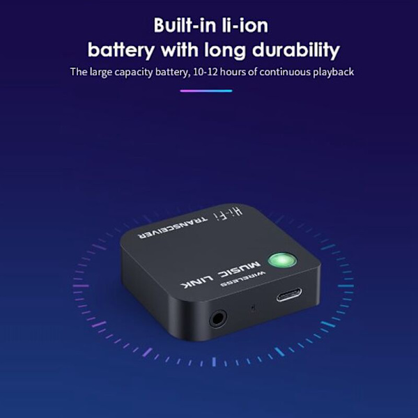 Bluetooth 5.2 Transmission og Modtagelse TRX30 Indbygget Høj Fidelitet Bluetooth
