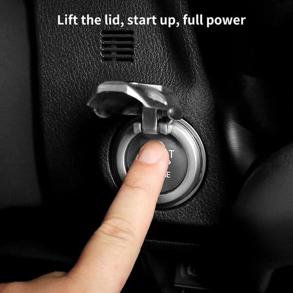 Universal motorstart-ring til bilstartknap til interiør