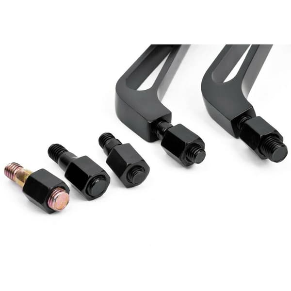 Taustapeili ruuveilla 8mm 10mm musta