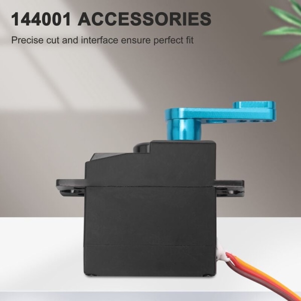 Kolmijohtiminen metallivaihdeservo, sopii 144001 A959-B A979-B kauko-ohjattavaan autoon, maastoautoon, kauko-ohjattavan auton päivitysosat